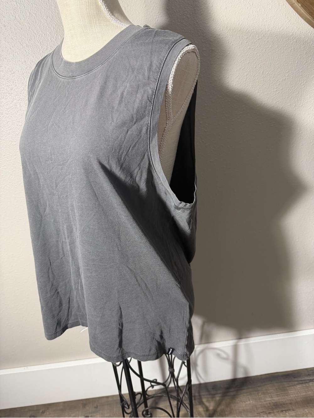 Prana Charcoal Gray Muscle Tank